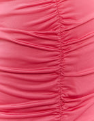 Mini Skirt with Ruffles | Fushia
