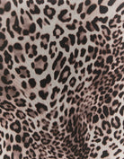 Leo print maxi skirt with lace | Multicolor