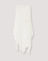 Long Ruffle Skirt | White