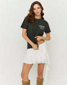 Lace Mini Skirt | Off White