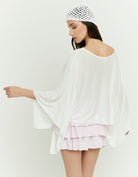 Mini Skirt with Ruffles | Pink