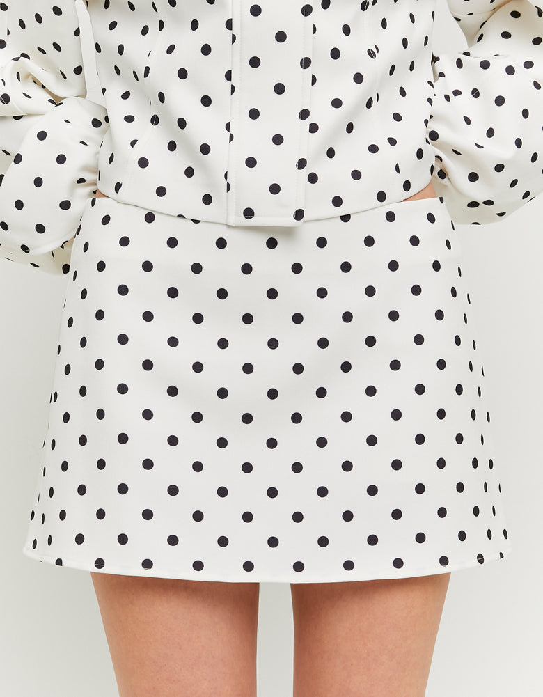 Mini Skirt | Black White