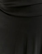 Asymmetric Mini Skirt | Black