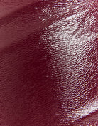 High Waist Vinyl Mini Skirt | Bordeau