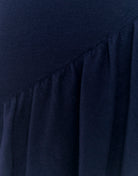 Skirt Asymmetric with Ruffles | Navy