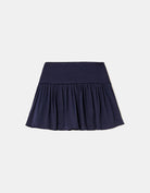 Pleated Mini Skirt | Navy