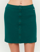 Knitted Skirt | Dark Green