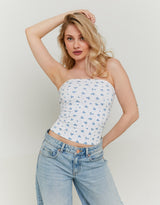 Basic Bandeau Top | Floral Print