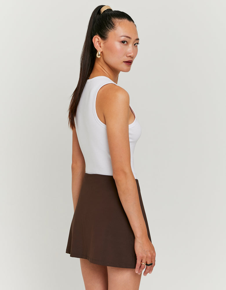 Printed Tank Top | White