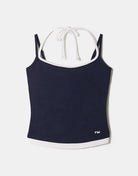 Two Colors Basic Tank Top | Navy