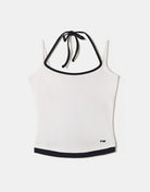 Two Colors Basic Tank Top | White