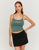 Printed Tank Top | Green