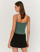 Printed Tank Top | Green