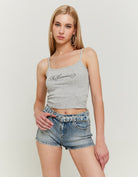 Printed Tank Top | Grey