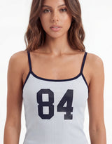 Printed Singlet | Blue