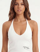 Halter Top | White