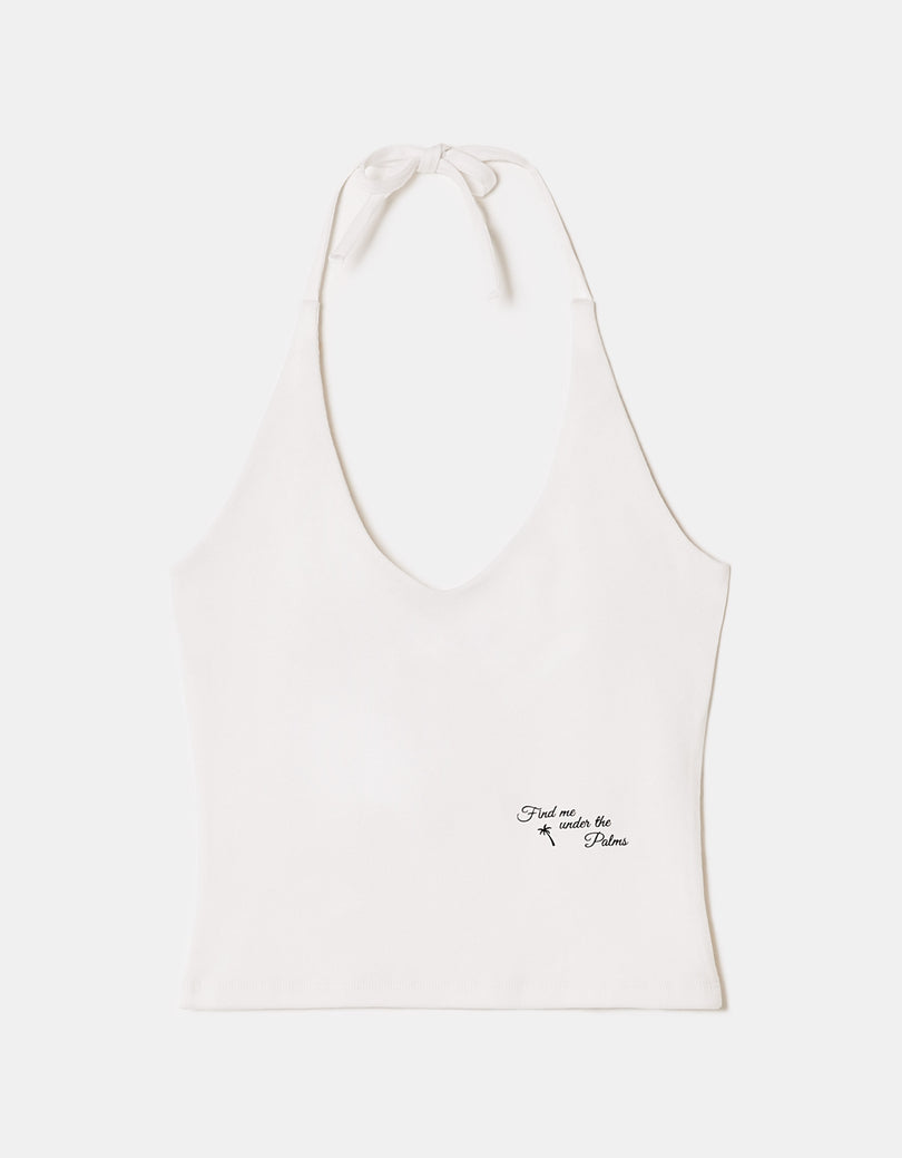 Halter Top | White