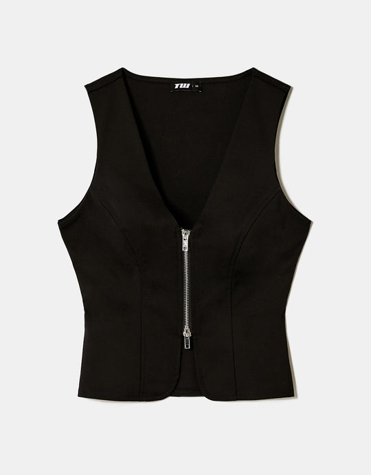 Top Gilet | Black