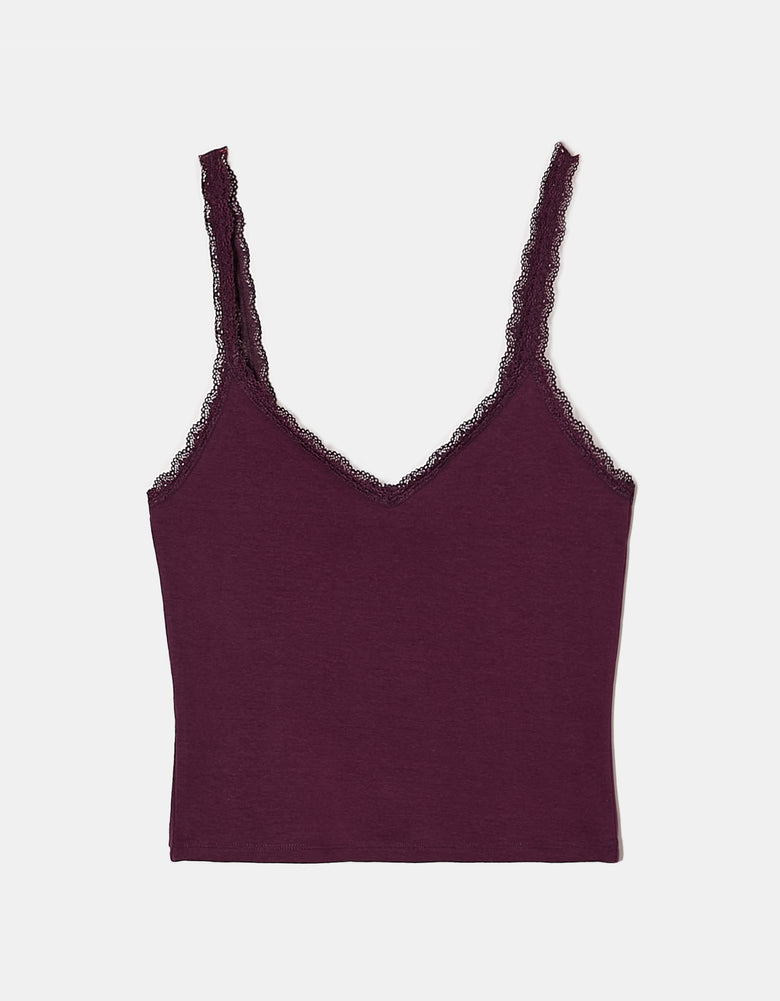 Basic Tank Top | Bordeau