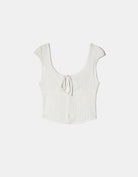 Cotton Corset Top | Off White