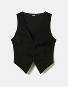 Buttoned Top | Black