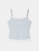 Printed Tank Top | Navy
