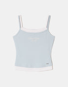 Printed Tank Top | Navy