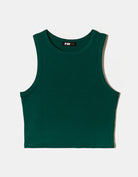 Basic Cropped Tank Top | Green