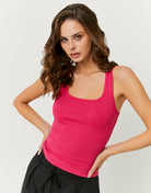 Basic Tank Top | Fushia
