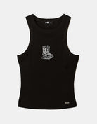 Printed Tank Top | Black