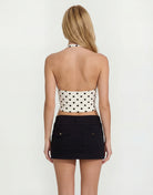 Polka Dot Top | White
