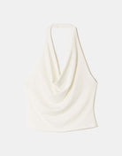 Backless Halter Top | Off White
