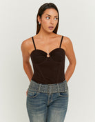 Corset Top | Brown