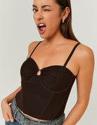 Corset Top | Brown
