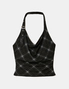 Checked Halter Top | Checked