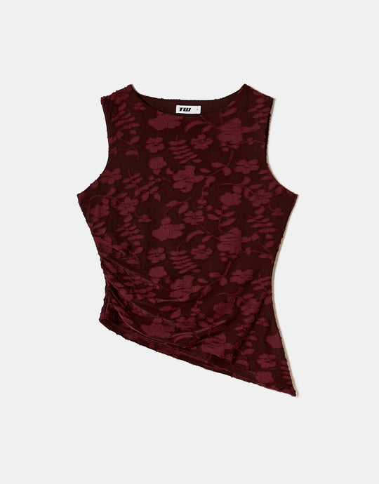 Lace Top | Bordeau