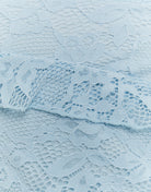 Asymmetric Lace Top with Ruffles | Blue