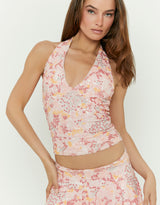 Backless Top | Printed