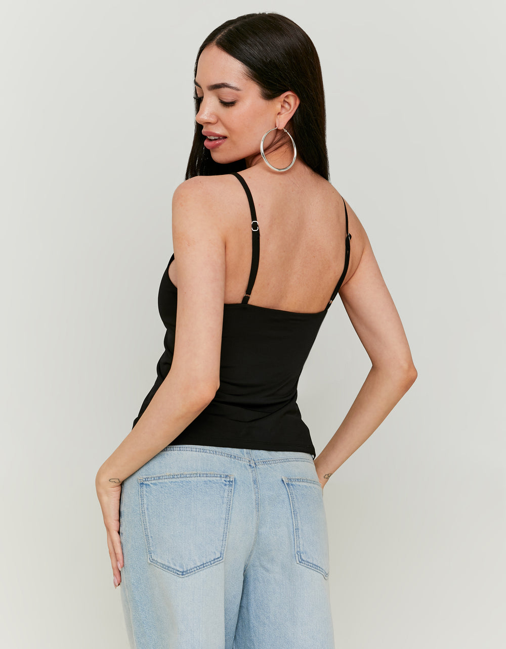 Butterfly Buckle Cami Top | Black