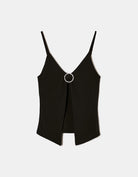 Butterfly Buckle Cami Top | Black