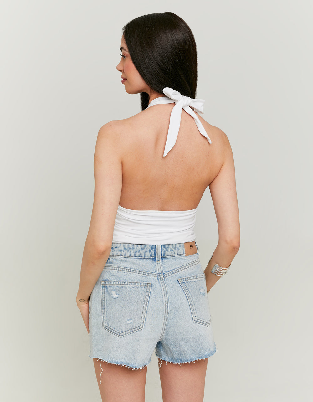 Top With Rhinestones | Off White