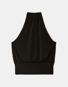 Choker Neck Top | Black