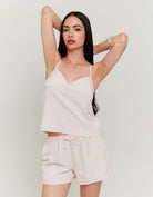 Linen Top | Pink