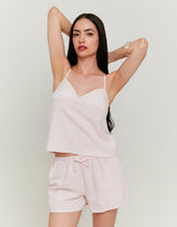 Linen Top | Pink