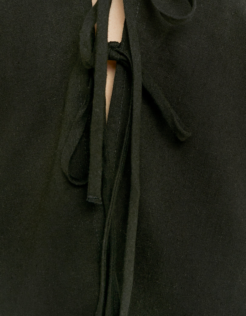 Halter Sleeveless Top | Black