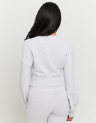 Sweatshirt with Print | Grey Heather