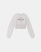 Sweatshirt with Print | Grey Heather