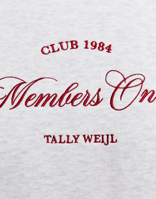 Sweatshirt with Print | Grey Heather