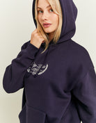 Varsity Oversize Hoodie | Navy