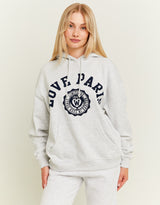 Varsity Oversize Hoodie | Grey